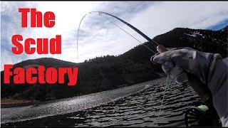 Ice off fly fishing at the scud factory.