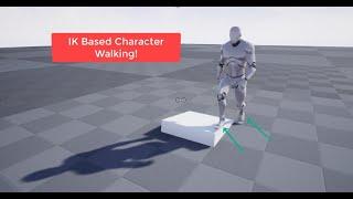 UE4 Walking Animation With IK(Using Virtual Bone) UE4Tuts For You#UE4tuts#UE4#UE4IK