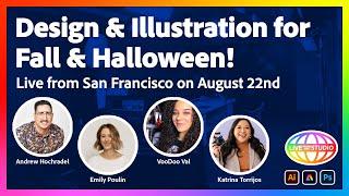 Countdown to Halloween! Design & Illustration Live from San Francisco on August 22nd