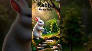 Rabbit grow a  tree #Ai #short #trending #youtubeshorts #viral  @RabbitJourney99x