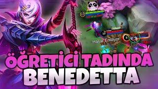 ÖĞRETİCİ TADINDA BENEDETTA GAMEPLAY | Benedetta Nasıl Oynanır ? | Mobile Legends |