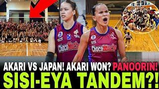 Eya LAURE - SISI Rondina TANDEM AFTER 5YEARS?! | Akari vs Japan TUNE UP!  Eya Laure to Choco mucho?