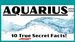 Top 10 TRUE FACTS About Aquarius. | Characteristics of Aquarius