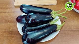 This is the first thing I cook from eggplants! Fermented  eggplants according to my mother's recipe.