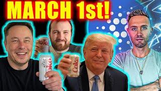 Cardano BOMBSHELL: Grayscale Files ADA ETF! Trump & Musk Rumors Swirl!