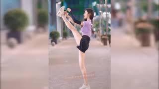 Beautiful Asian girl  Very soft and flexible body