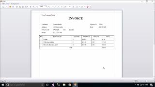 DevExpress Tutorial - Print Invoice | FoxLearn