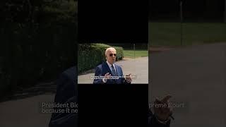 Biden: 'I'm Reforming The Supreme Court Because It Needs To Be Reformed'