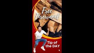 Free Firewood - Tip of the Day #rvlife #rv #rvtips #camping #firewood #campingtips #diy #campfire