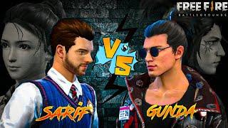 SARIF VS GUNDA  || THE RETURNS || FREE FIRE SHORT ACTION FILM || RISHI GAMING