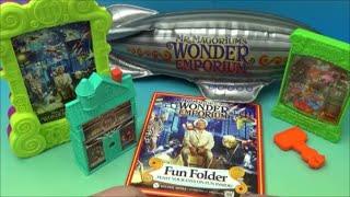 2007 Mr MAGORIUM'S WONDER EMPORIUM set of 5 WENDY'S MOVIE COLLECTIBLES VIDEO REVIEW