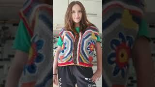 Жилетка ручної роботи гачком у народному стилі #crochet #handmade #knittingcrochetfashion
