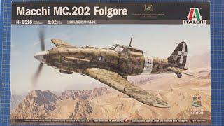 Unboxing The Macchi C.202 Folgore From Italeri In 1/32 Scale