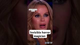 Invisible magician ever seen on earth #agt #agtseason15 #talent #agtfinale #agtlive #tvhost