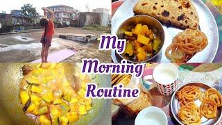 #morningroutine #Suryanamaskar ||My Morning Routine|| Nini And Jiya Daily Vlogs