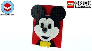 Lego Brick Sketches 40456 Mickey Mouse - Lego Speed Build Review