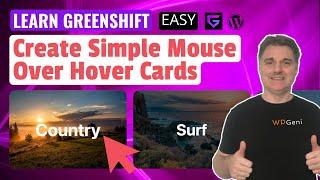 How to Create Simple Hover Cards with Greenshift WordPress Blocks