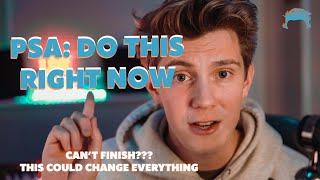 Should You Finish Your Projects? - This Could Change Everything