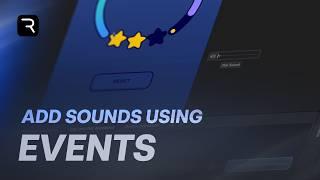 Adding Sounds to Animations using Events - Rive Tutorial [Part 9]