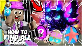 How To Find All 10 EGGS In The 2021 EGG HUNT Bubble Gum Simulator | Update 74 6 New Secret Pet