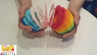 LaQ Slinky - made from just flat 2D parts