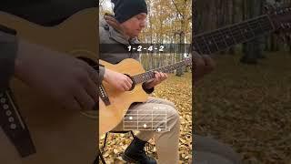 Beautiful melody by Ludovico Einaudi - Experience  guitar tutorial #guitartutorial #guitar