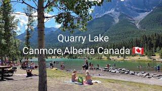 [4K] Quarry Lake Park | Canmore , Alberta Canada Summer 2022