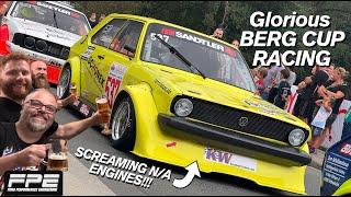 SCREAMING HILLCLIMB RACERS!!! FULL THROTTLE Bergcup craziness!!!