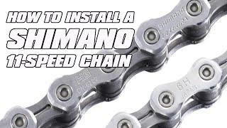 How to Install a New 11 Speed Shimano Chain on Your Bicycle - Bike Maintenance