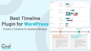 Showcase Company History using Cool Timeline Pro WordPress Timeline Plugin