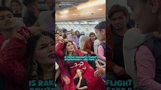 Rakhi Sawant Fight In a Flight Drama or Real? #bollywood  #rakhisawant  #drama