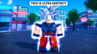 SpeedRunning Ultra Instinct GOKU In A PUBLIC Server [AUT] Roblox