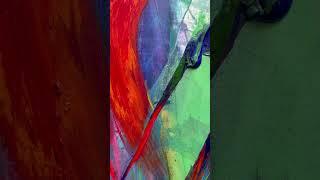 Undercurrent. 48x36”. 2023. acrylic, oil, powder pigment, and charcoal