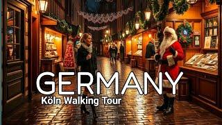 COLOGNE (KÖLN) GERMANY, NIGHT CHRISTMAS WALKING TOUR [FULL TOUR]