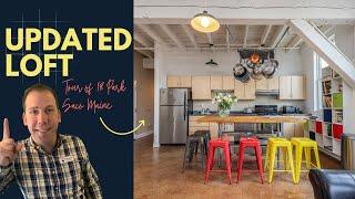 Updated Historic loft for sale in Saco Maine | Property Tour