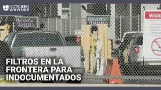 México instala filtros cerca de la frontera con EEUU para evitar el cruce de indocumentados