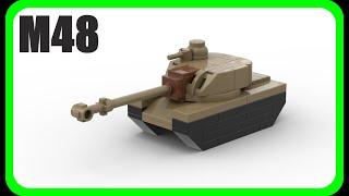 Лего мини танк M48 Patton // Lego mini tank M48 Patton