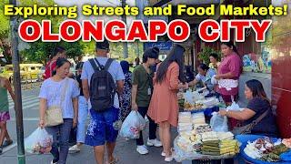 OLONGAPO CITY - Streets & Food Market Tour | Visit to NEW & OLD Public Market | Philippines