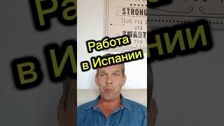 Работа в Испании #эмиграция #иммиграция #переездвиспанию #релокация #внжиспании #испания