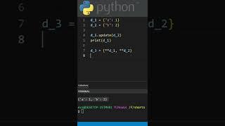 So kannst du in Python dicts vereinigen #python #shorts