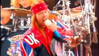 Guns N' Roses - Paradise City (Tribute, Freddie Mercury - Wembley, 1992) 4K, 60 fps