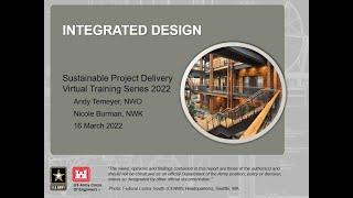 Integrated Design Strategies for Army Project Delivery