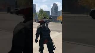 another online tailing to kill and roll top of the car #shorts #watchdogs #gaming #shooter