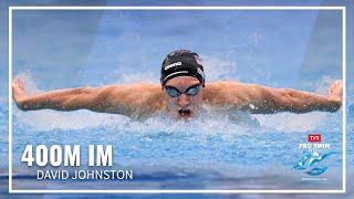 David Johnston Leads Lanes to Finish First in 400M IM | 2023 TYR Pro Swim Mission Viejo