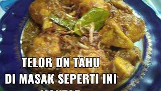 Rendang Telor di campur Tahu//Resep Ala2 Aku aja//mamah wahab