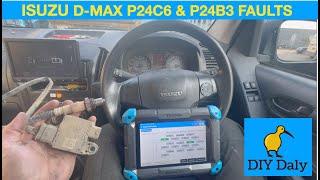 Isuzu D Max P24C6 PM Sensor Temperature circuit & P24B3 PM sensor heater faults