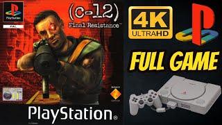 C-12: Final Resistance | PS1 | 4K60ᶠᵖˢ UHD | Longplay Walkthrough Playthrough Full Movie Game