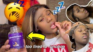 i took a Sleeping PILL @ 2am… then I tried to do my HAIR |Lwigs