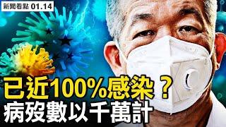已近100%感染？三種方式可統計【新聞看點 李沐陽1.14】