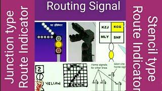 Routing Signal // Route Indicators //Junction, Multiple Lamp, Stencil & Semaphore Arm type